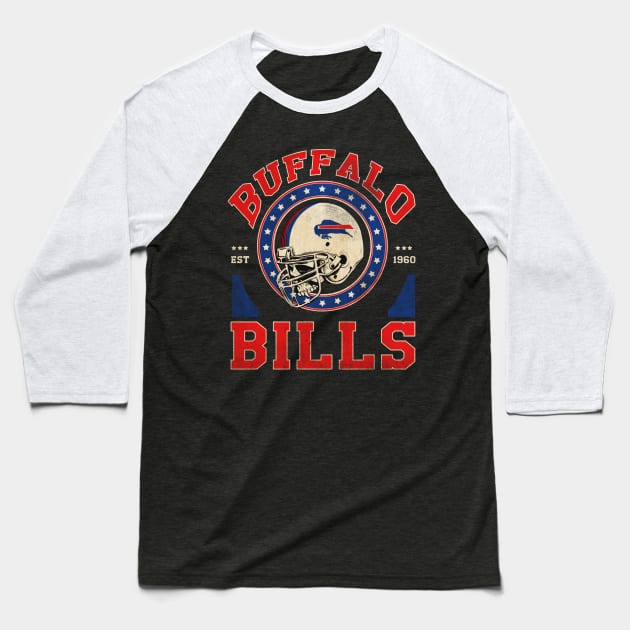 demon skull buffalo bills Baseball T-Shirt by Giraroad